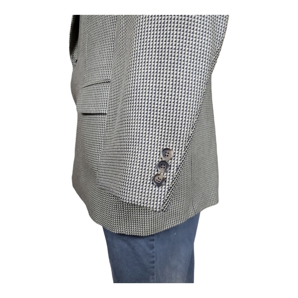 Bachrach Men Blazer Sz 42 R Silk Wool - Picture 4 of 11